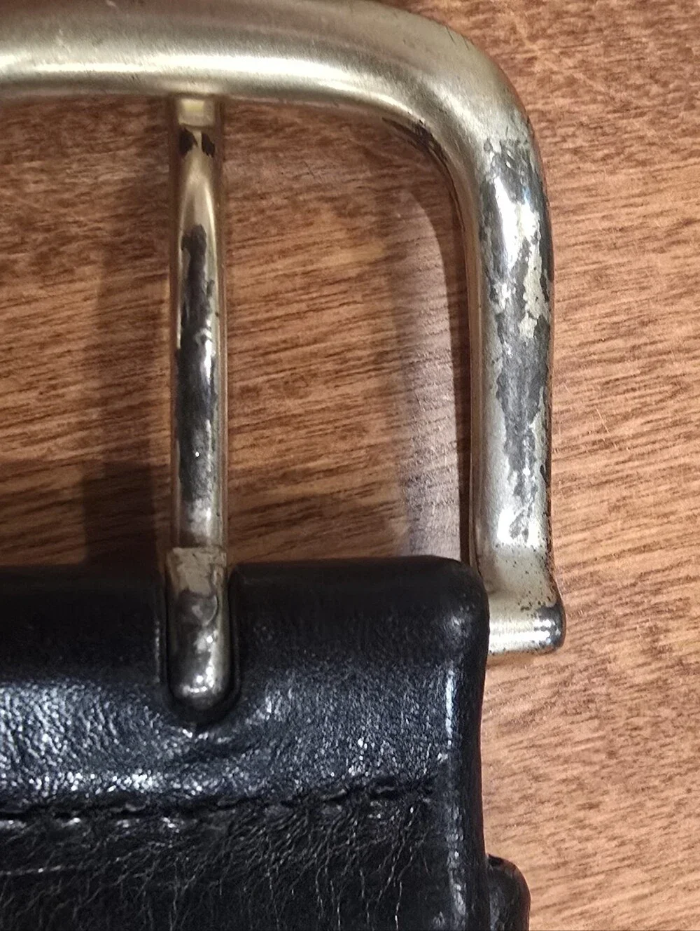 Fossil Men's Genuine Leather Black Belt Size 100/40